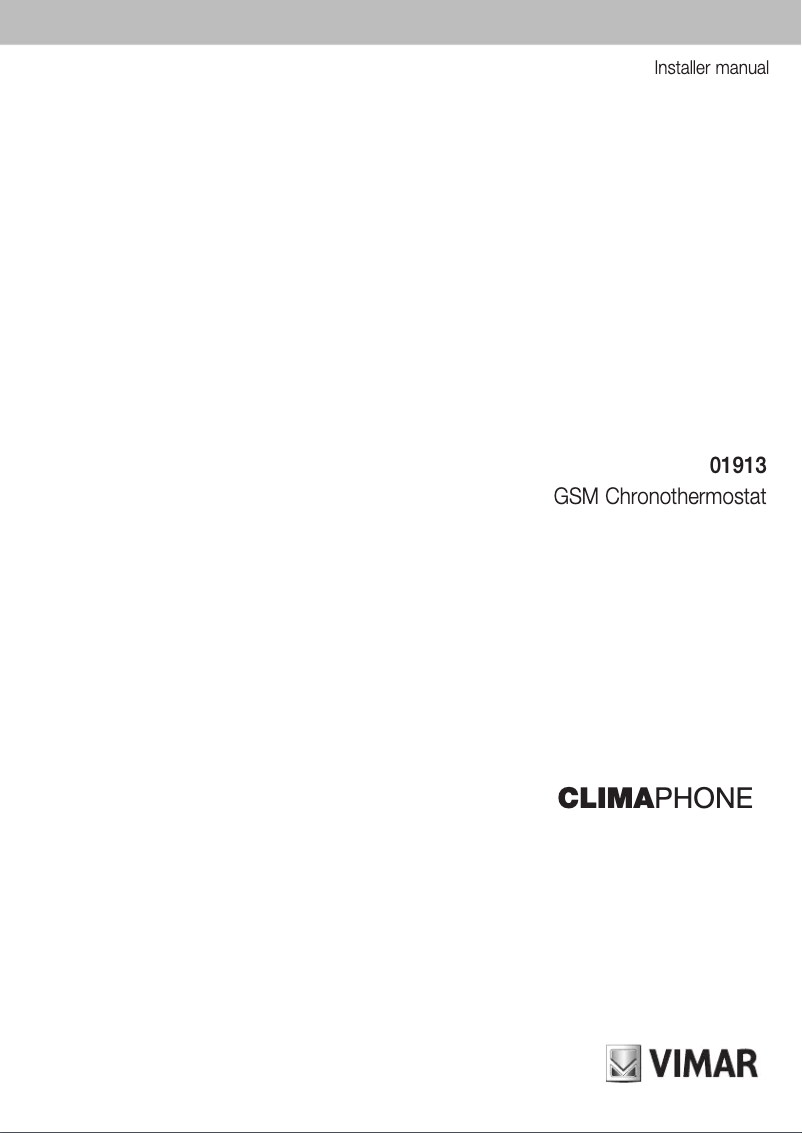 Página 1 del manual Manual de usuario Vimar 01913.14