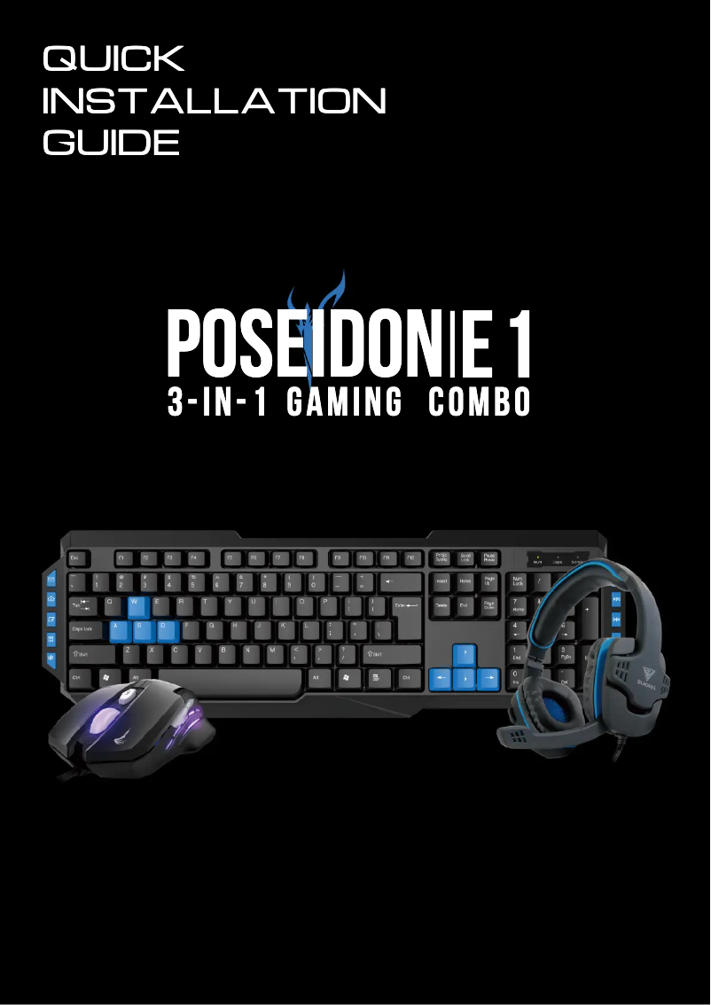 Página 1 del manual Manual de usuario Gamdias Poseidon E1