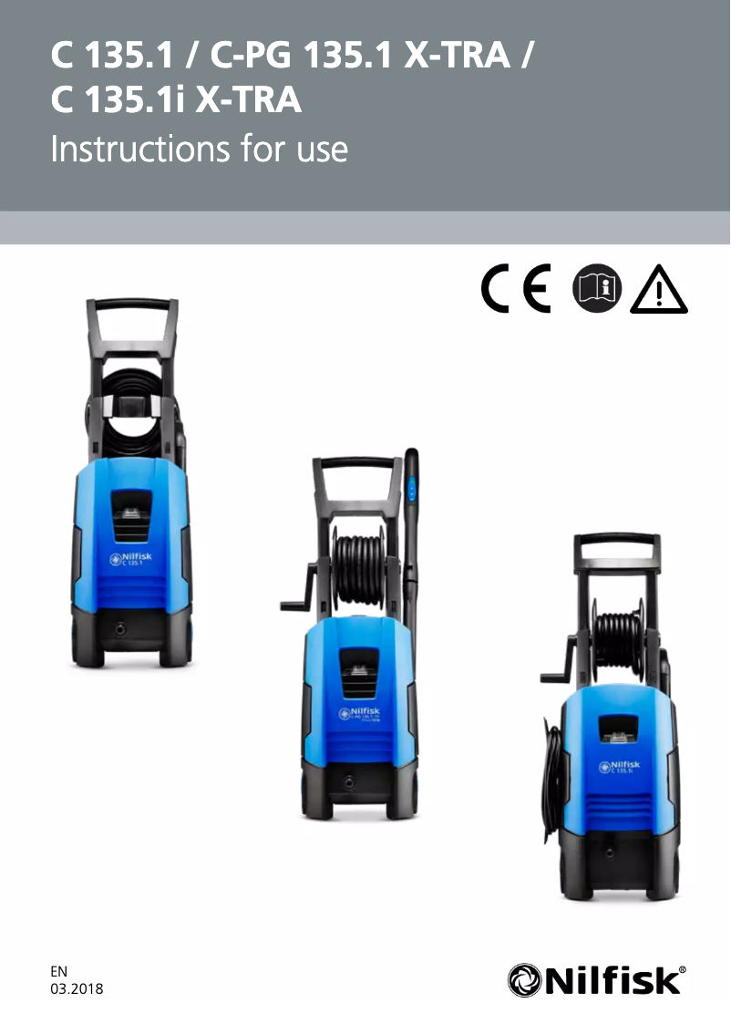 Imagen de la primera página del manual del dispositivo C 135.1-8 i PAD X-TRA