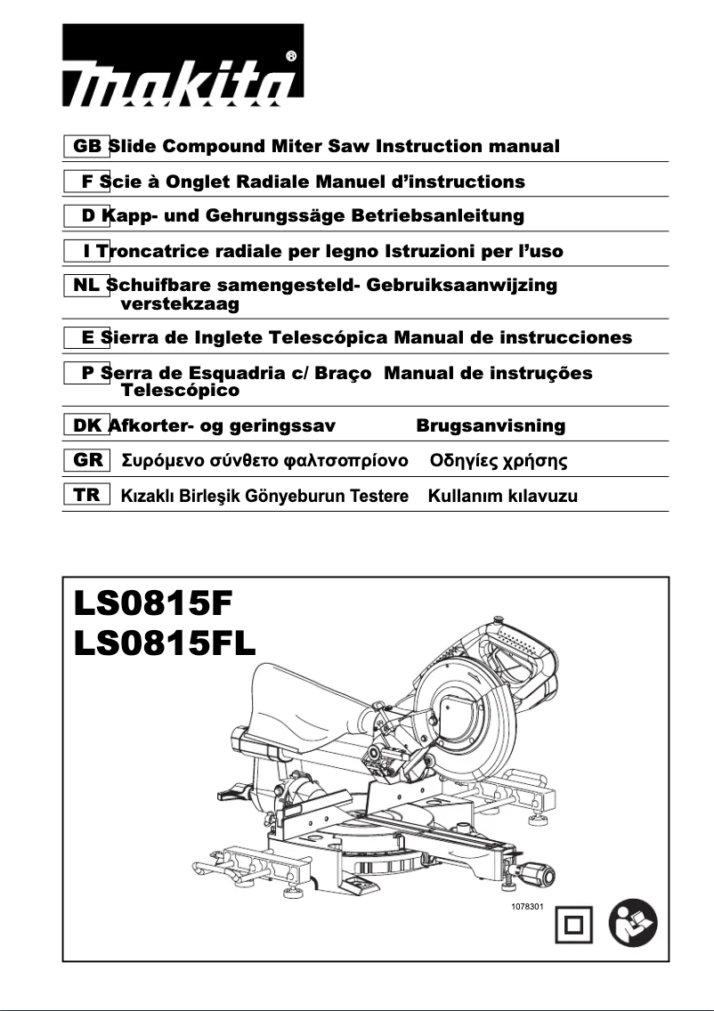Página 1 del manual Manual de usuario Makita LS0815FL