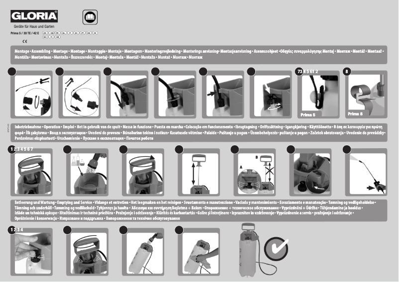 Página 1 del manual Manual de usuario GLORIA Primex 5
