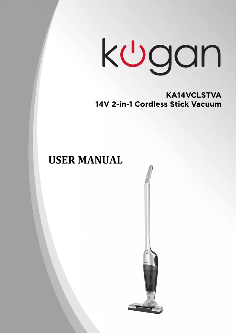 Página 1 del manual Manual de usuario Kogan 2 in 1 Cordless 14V