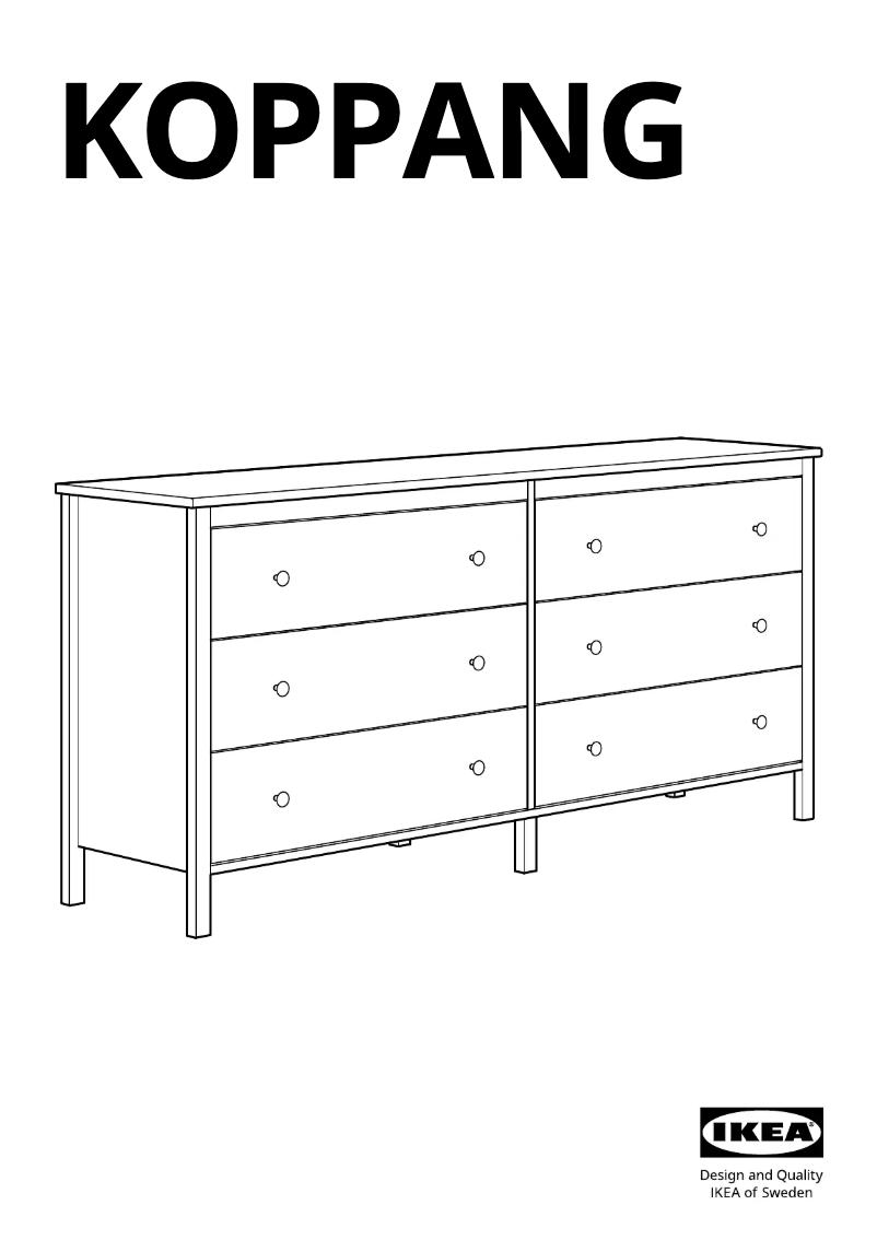 Página 1 del manual Manual de usuario Ikea KOPPANG 804.811.23