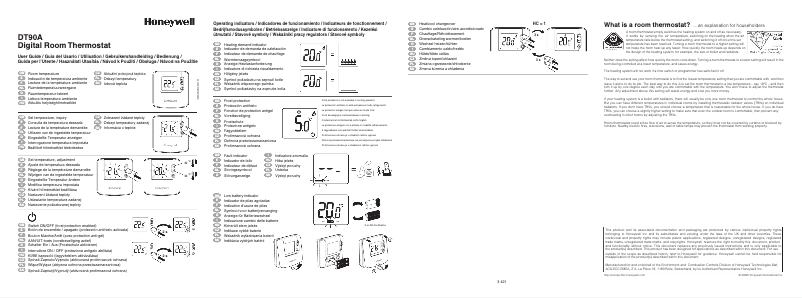 Imagen de la primera página del manual del dispositivo DT90A