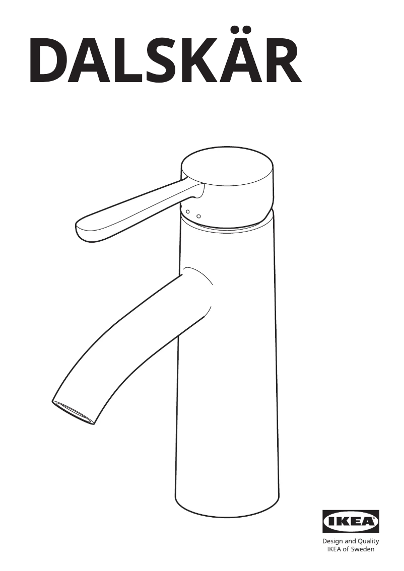 Página 1 del manual Manual de usuario Ikea DALSKÄR 905.321.17