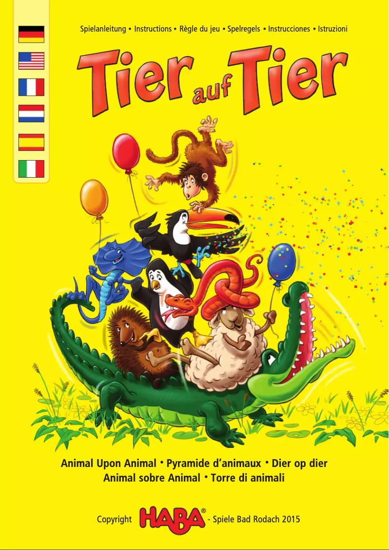 Página 1 del manual Manual de usuario HABA Tier auf Tier Jubiläumsedition