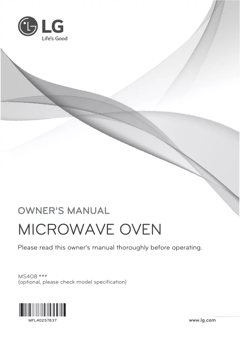 Imagen de la primera página del manual del dispositivo MS4082XRS