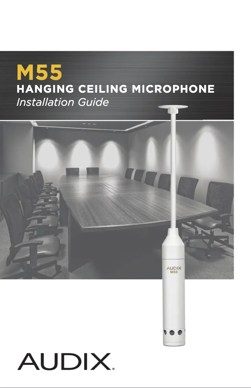Página nº 1 - Manual de usuario Audix M55