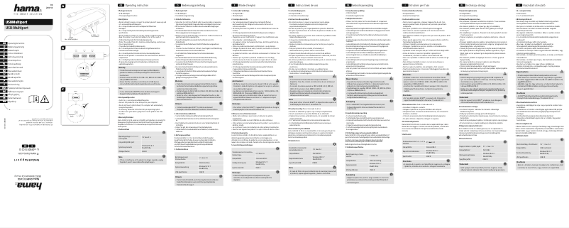 Página 1 del manual Manual de usuario Hama 00200113