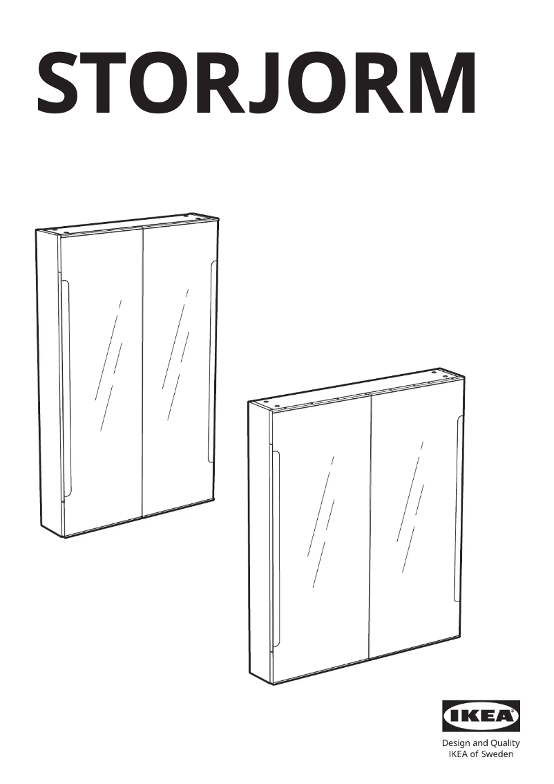 Página 1 del manual Manual de usuario Ikea STORJORM 202.500.69