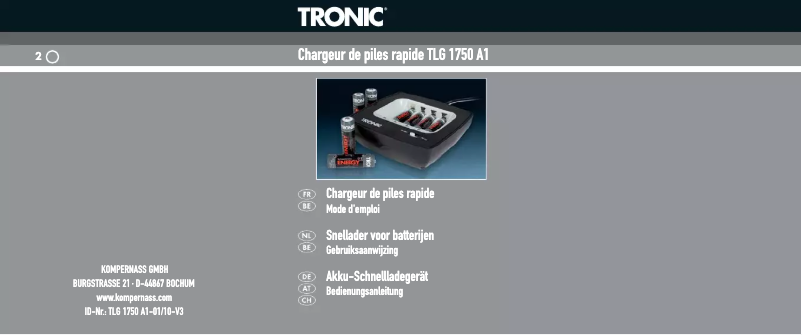 Página nº 1 - Manual de usuario Tronic TLG 1750 A1