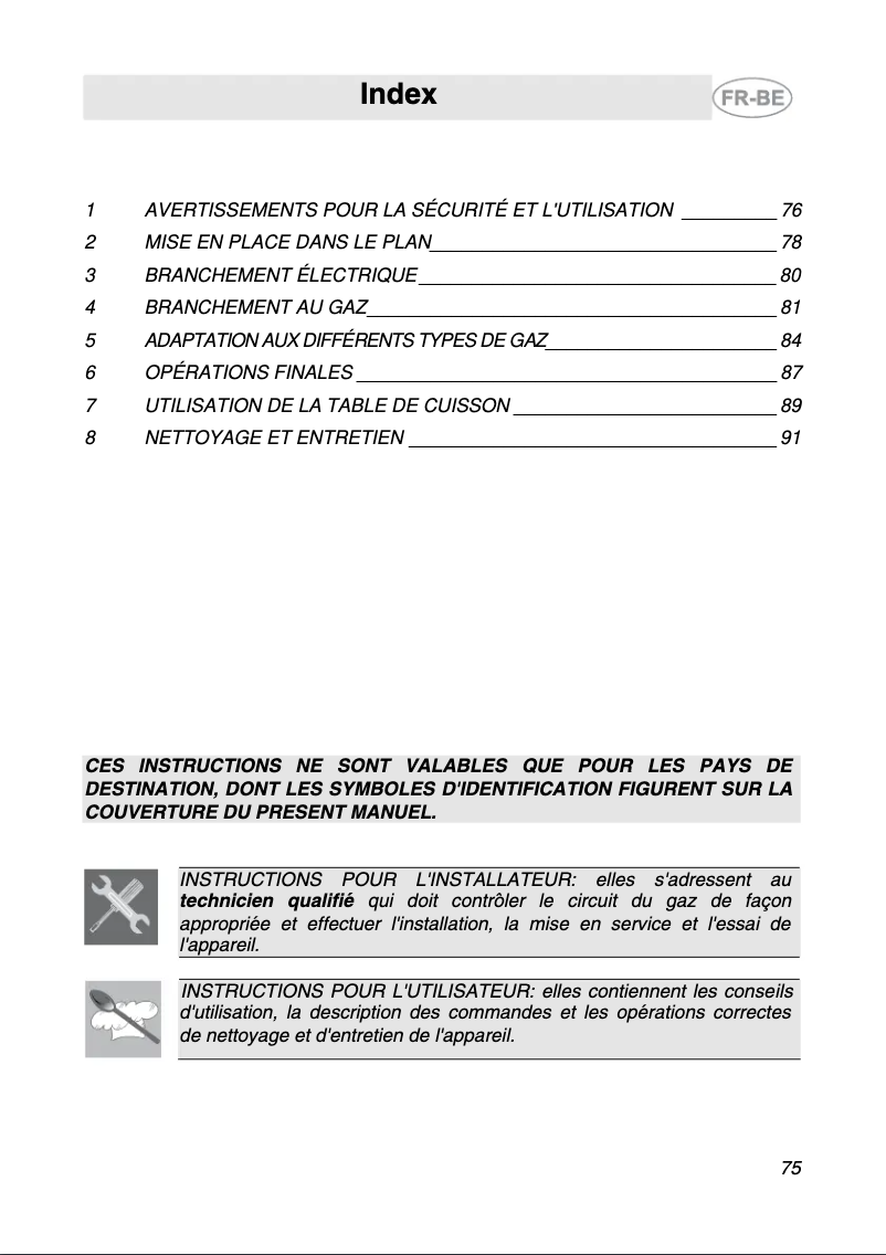 Imagen de la primera página del manual del dispositivo SR876PGH9