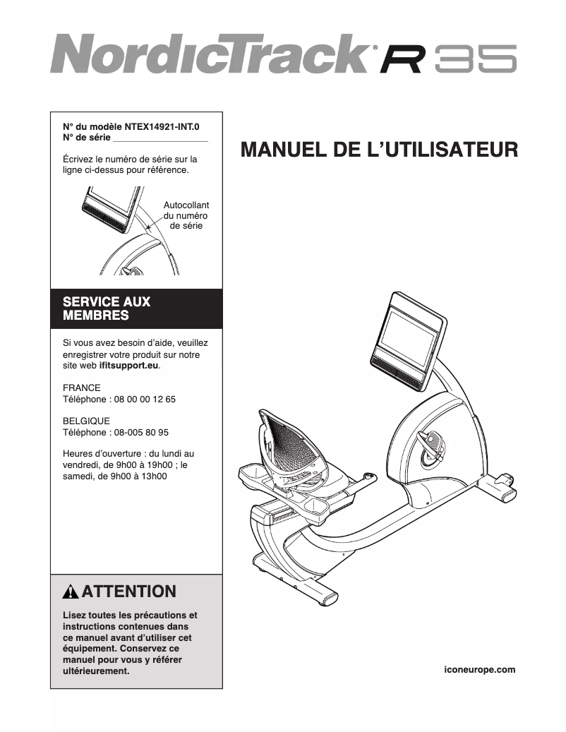 Imagen de la primera página del manual del dispositivo R35