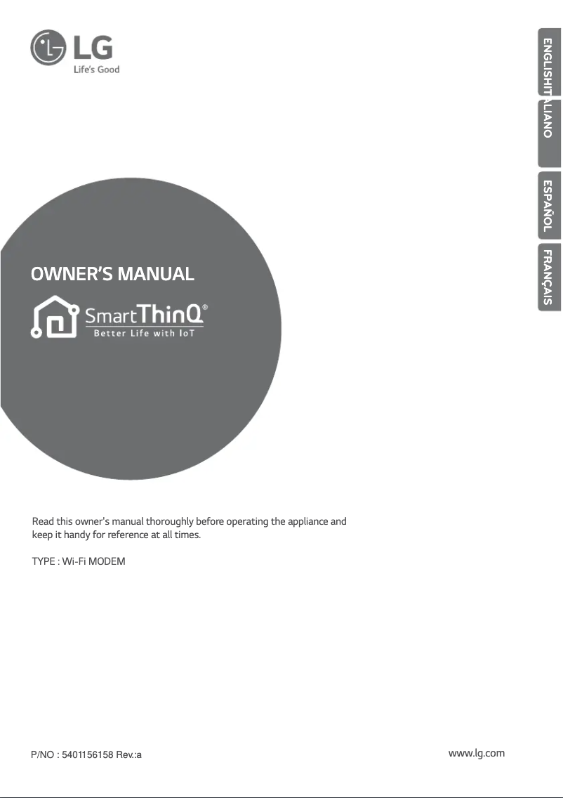 Página 1 del manual Manual de usuario LG PM24SP