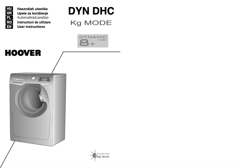 Página 1 del manual Manual de usuario Hoover DYN 8144 DHC