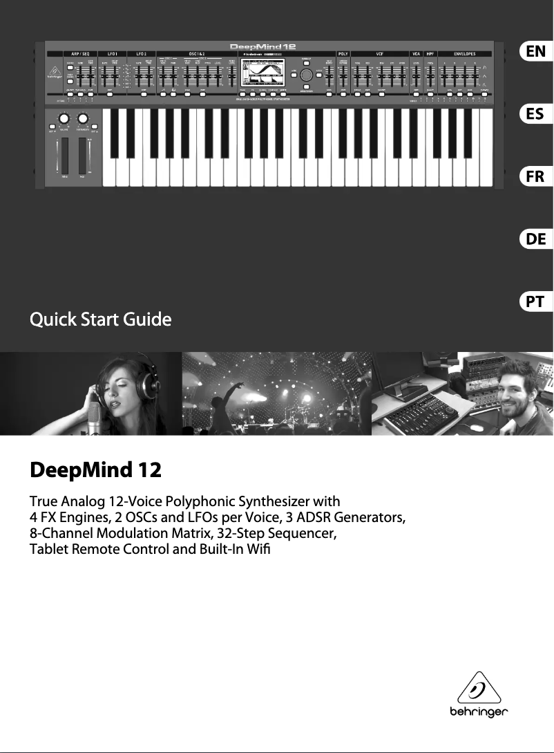 Imagen de la primera página del manual del dispositivo DeepMind 12