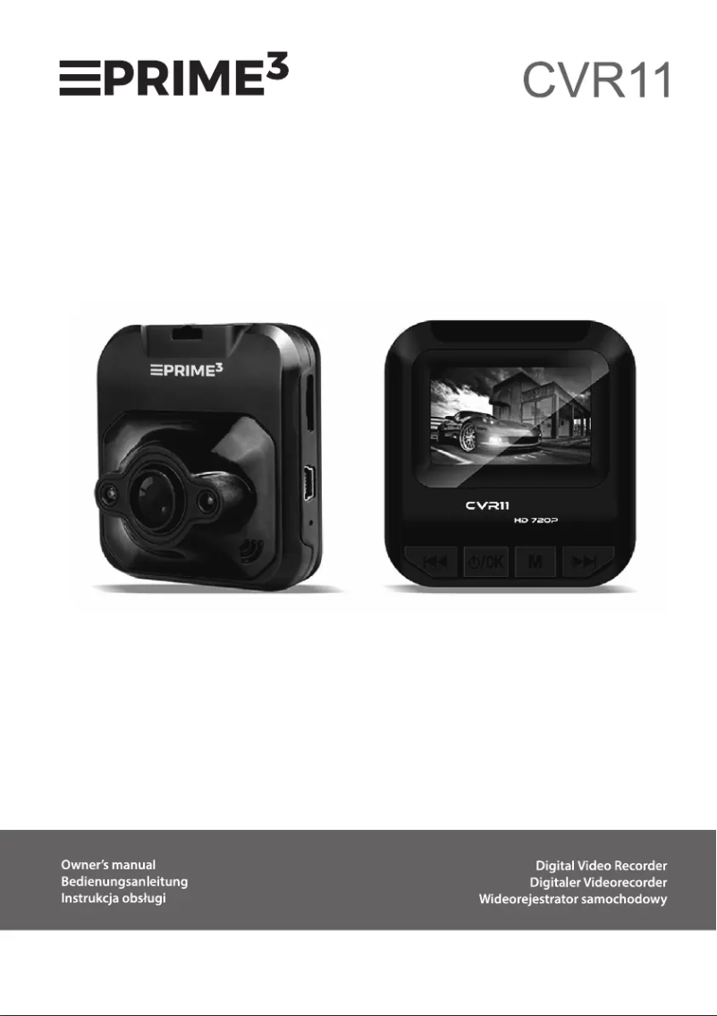 Imagen de la primera página del manual del dispositivo CVR11