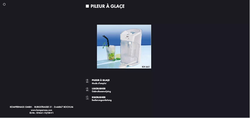 Página 1 del manual Manual de usuario Bifinett KH 661