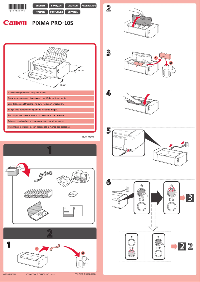 Página 1 del manual Manual de usuario Canon Pixma Pro-10S