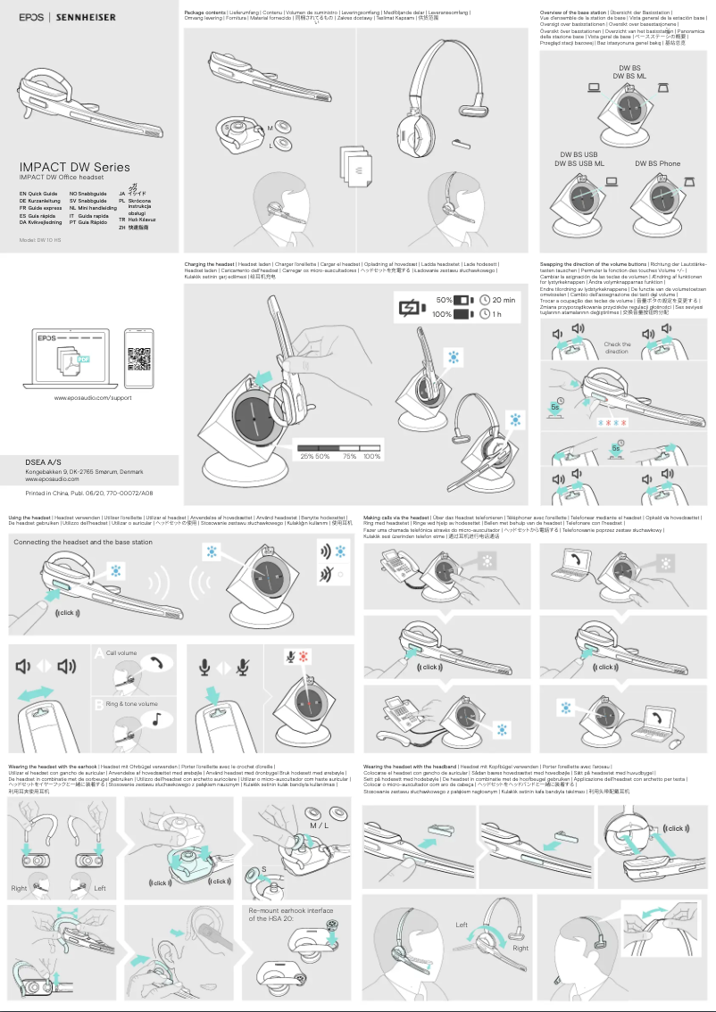 Página 1 del manual Manual de usuario Sennheiser IMPACT DW Office ML