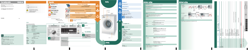 Página 1 del manual Manual de uso y mantenimiento Siemens WM14S496GB