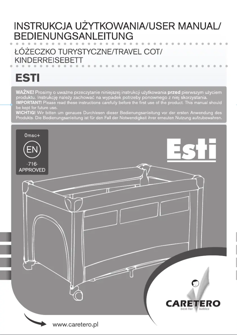 Imagen de la primera página del manual del dispositivo Esti