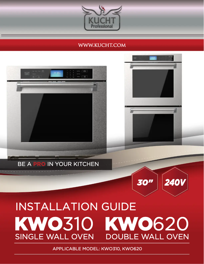 Página 1 del manual Manual de usuario Kucht KWO620