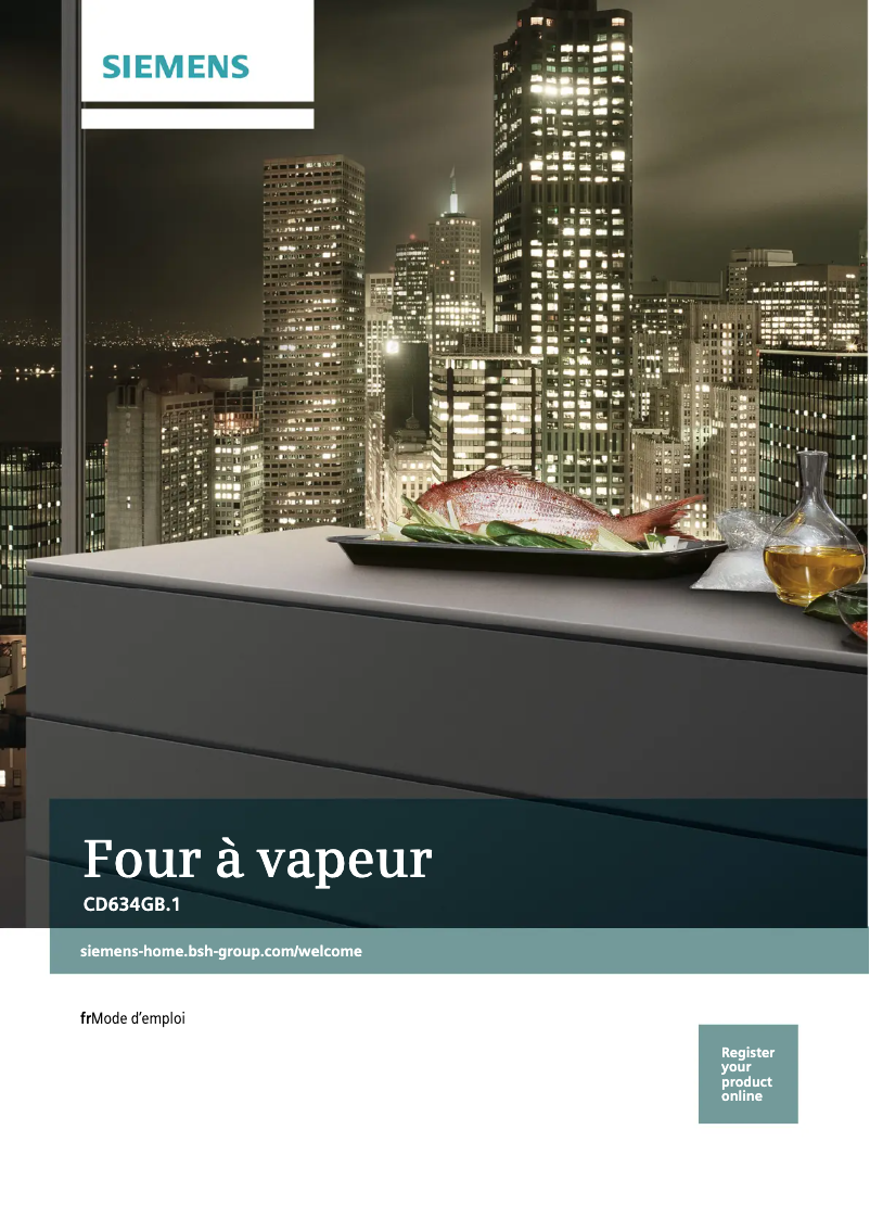 Imagen de la primera página del manual del dispositivo CD634GBS1