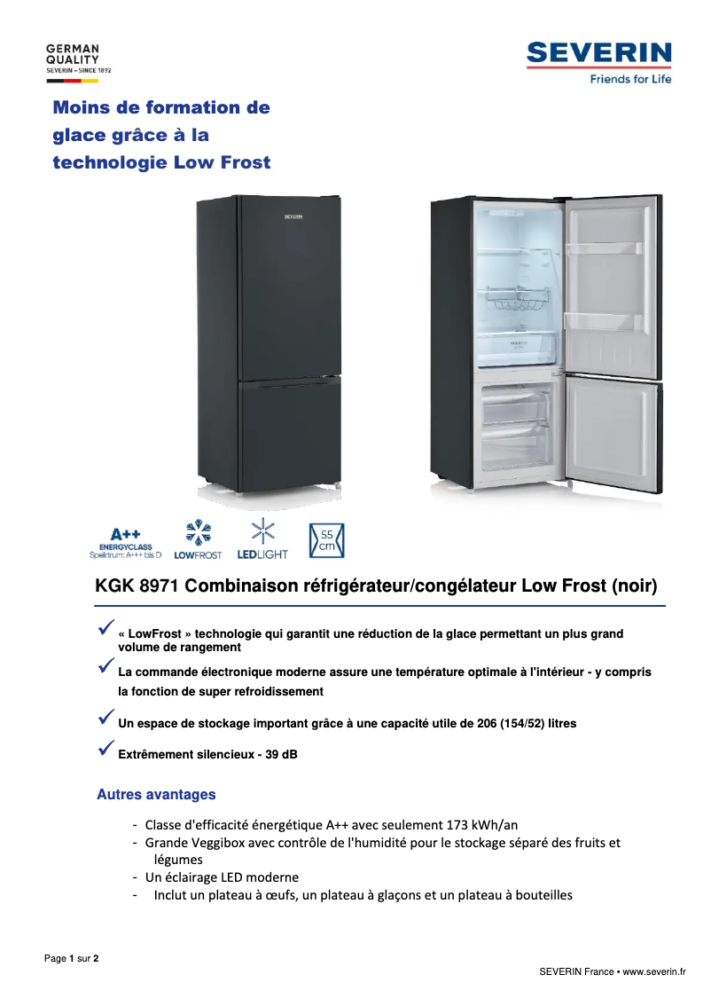 Página nº 1 - Ficha técnica Severin KGK 8971
