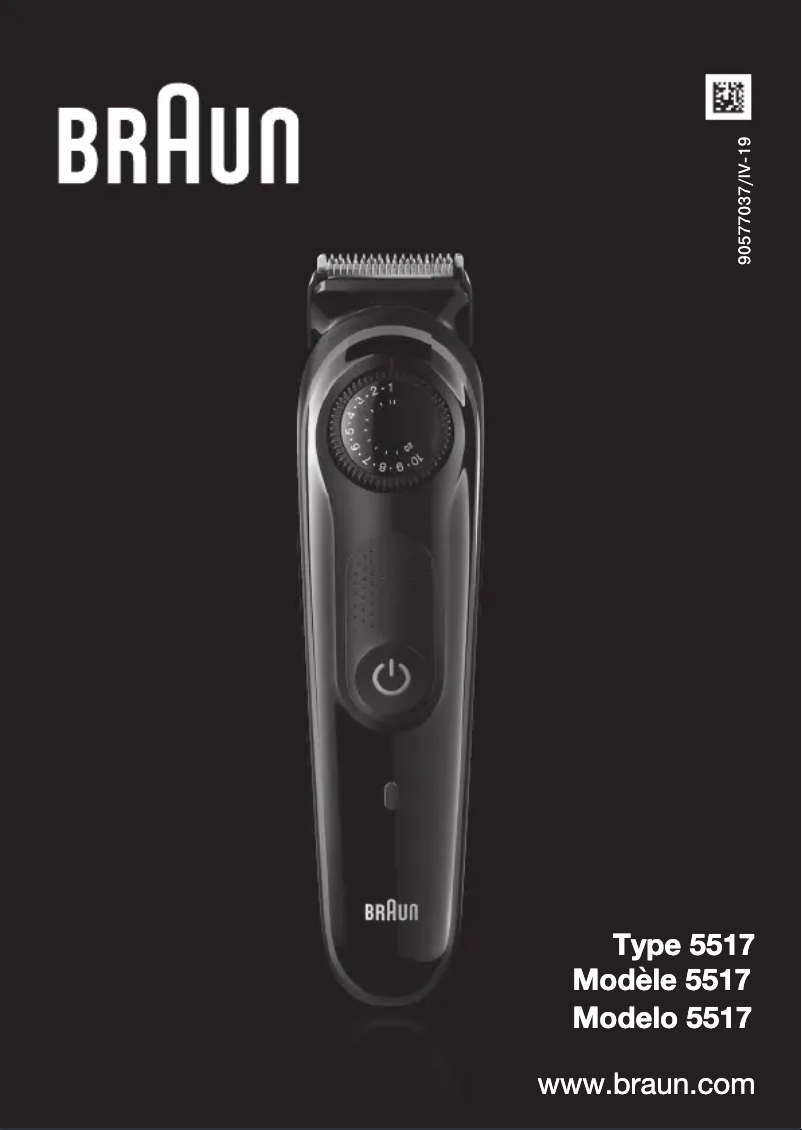 Página nº 1 - Manual de usuario Braun BT3940