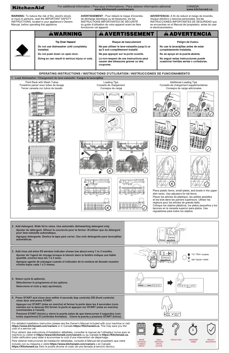 Imagen de la primera página del manual del dispositivo KDPM704KPS