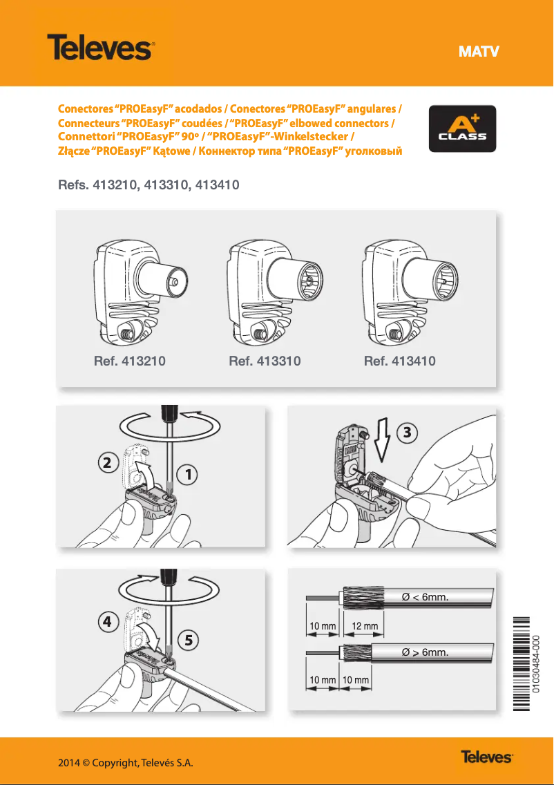 Imagen de la primera página del manual del dispositivo Easy-F 413310