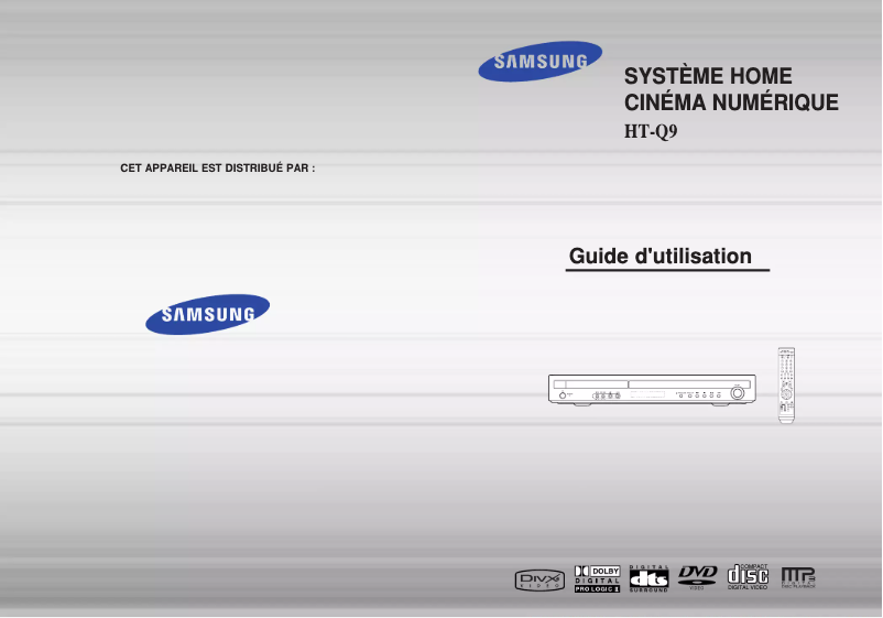 Página 1 del manual Manual de usuario Samsung HT-Q9