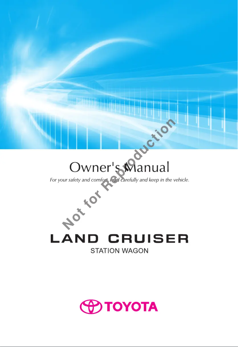 Imagen de la primera página del manual del dispositivo Land Cruiser (2012)
