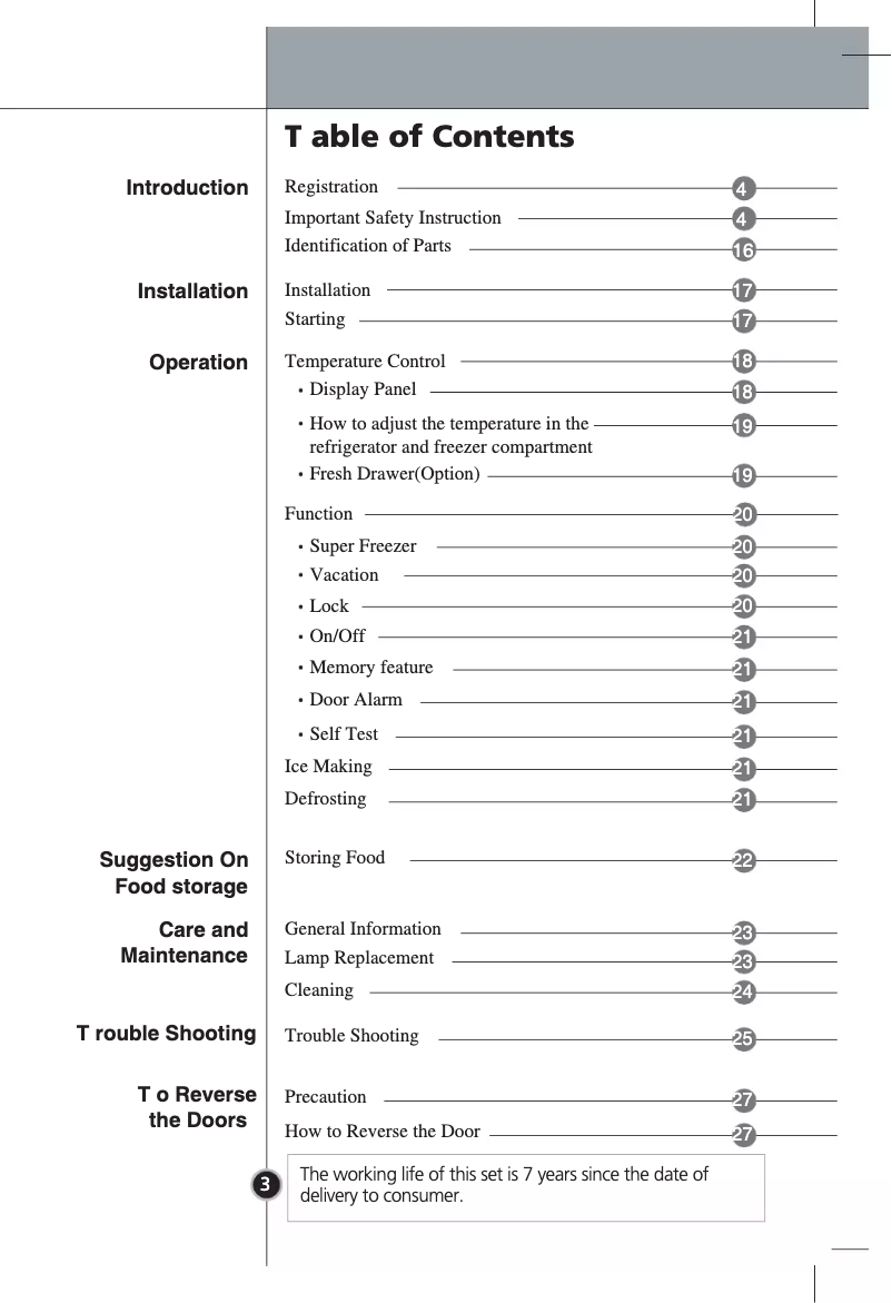 Imagen de la primera página del manual del dispositivo GC-B409BLQK