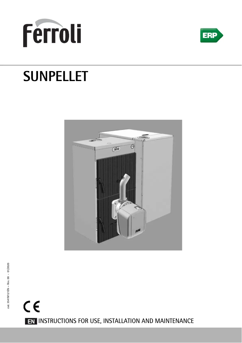 Imagen de la primera página del manual del dispositivo Sun Pellet