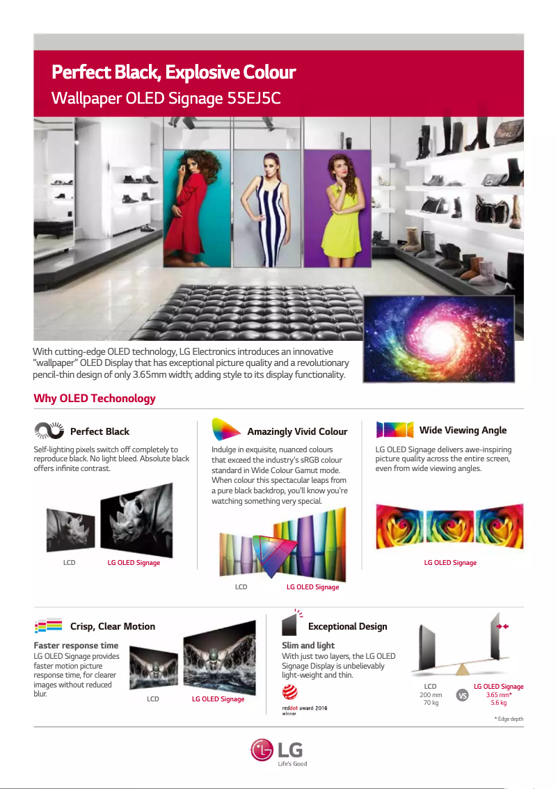 Imagen de la primera página del manual del dispositivo 55EJ5C