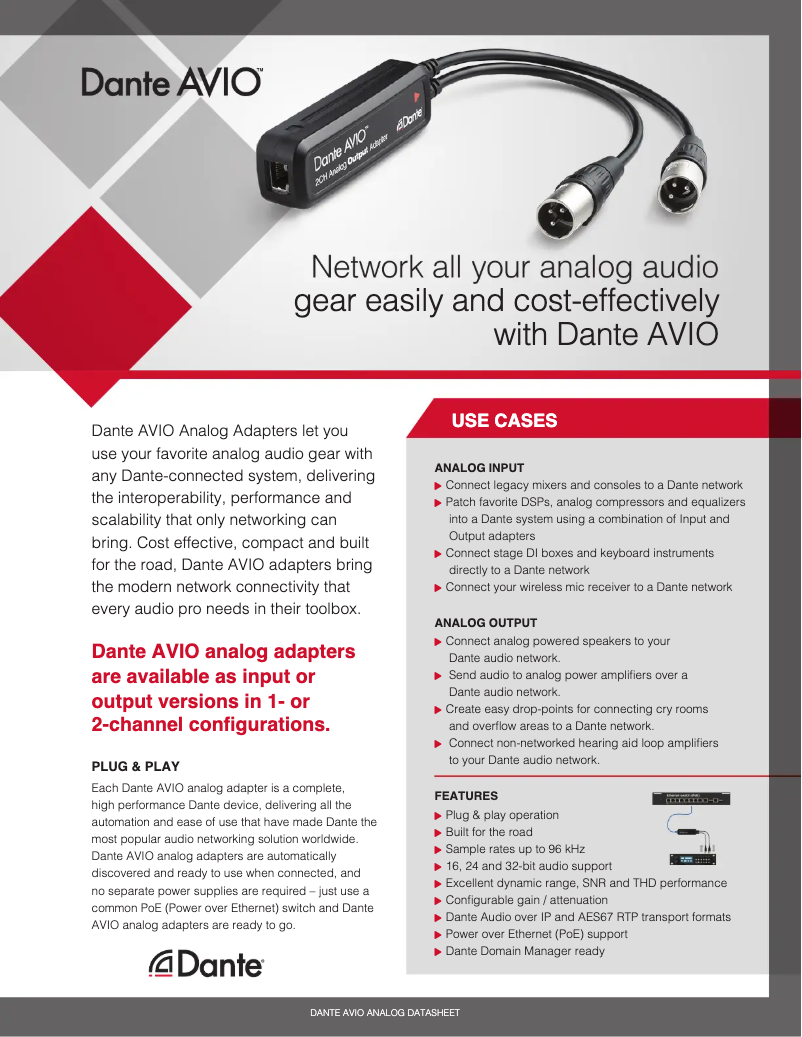 Imagen de la primera página del manual del dispositivo ADP-DAO-0X2