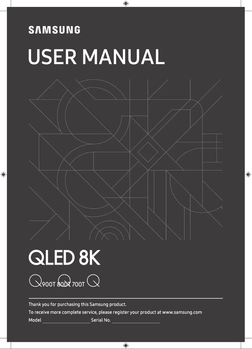 Página 1 del manual Manual de usuario Samsung Q700T QLED 8K HDR