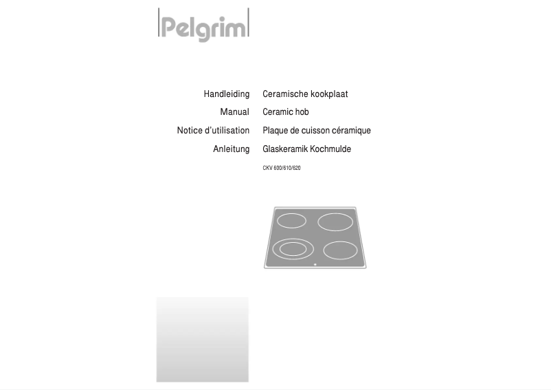 Página 1 del manual Manual de usuario Pelgrim CK60