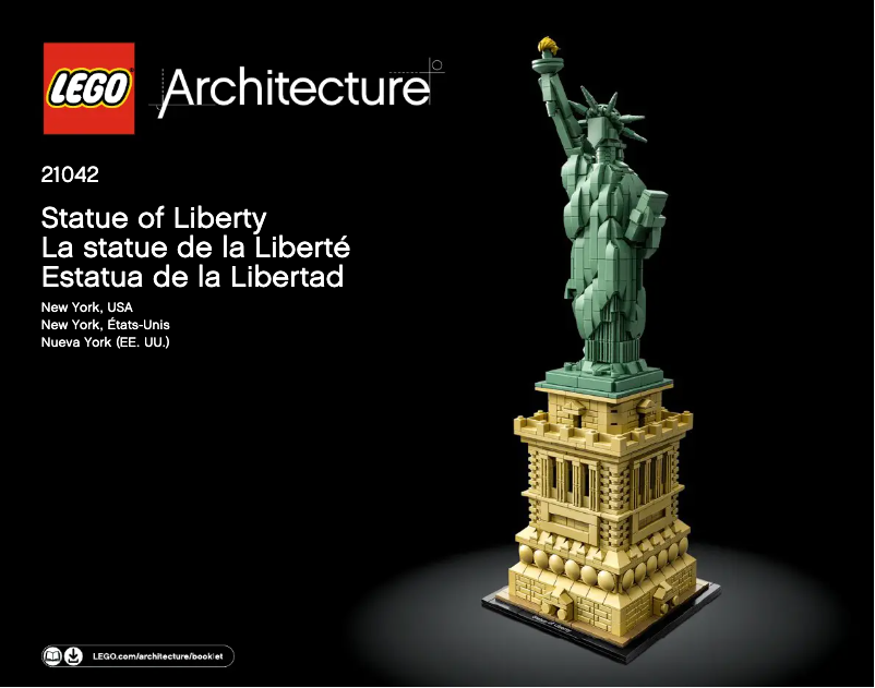 Imagen de la primera página del manual del dispositivo Statue of Liberty 21042