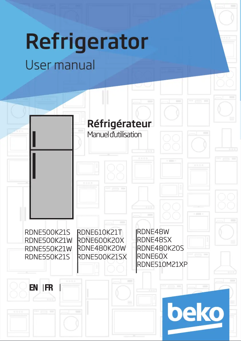 Página 1 del manual Manual de usuario Beko RDNE510M21XP