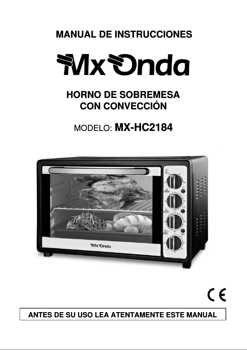 Página 1 del manual Manual de usuario Mx Onda MX-HC2184