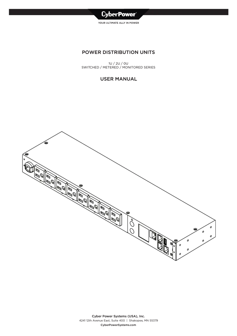 Imagen de la primera página del manual del dispositivo PDU31116