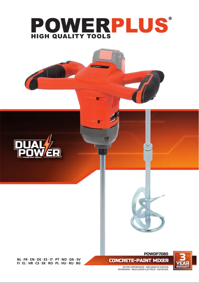 Página 1 del manual Manual de usuario PowerPlus POWDP7080