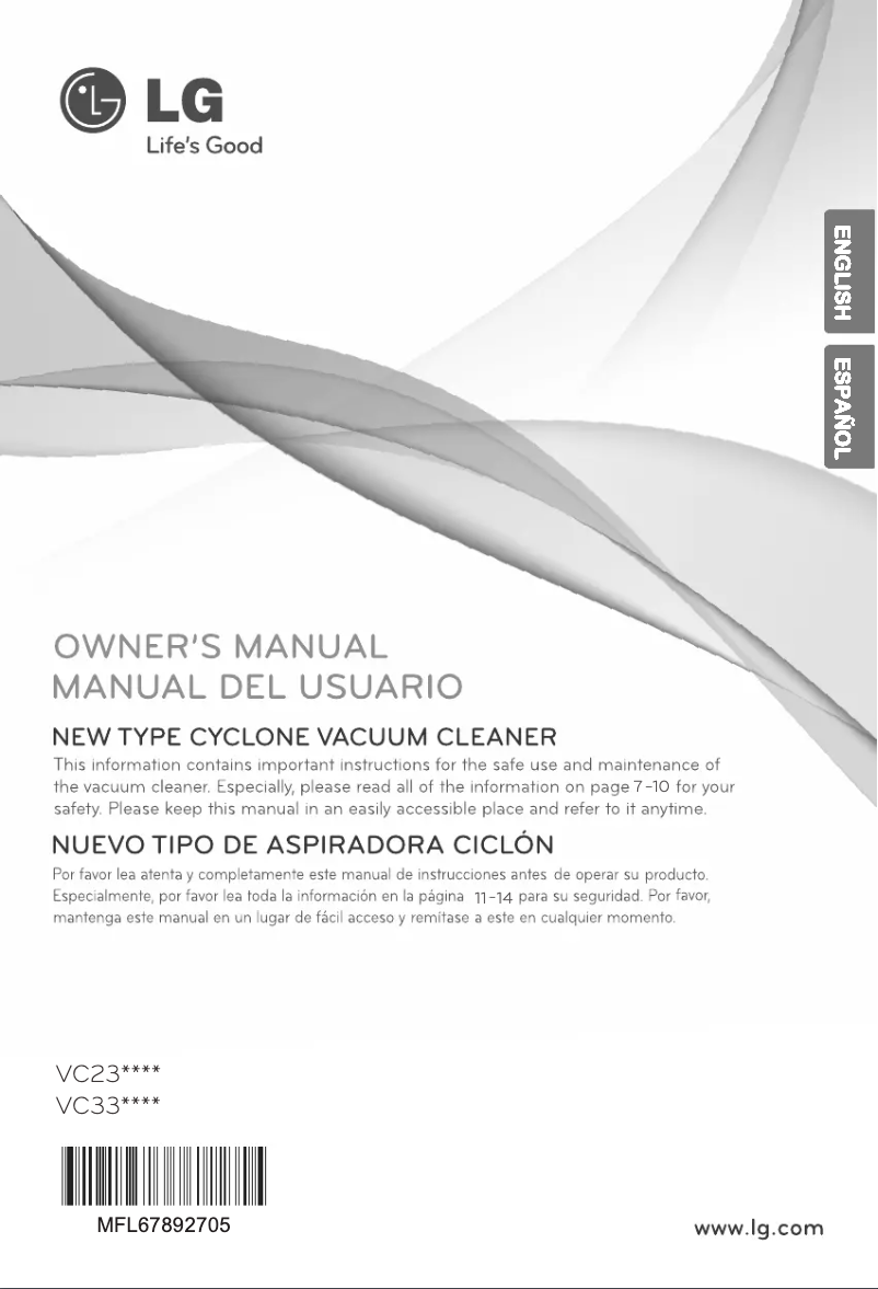 Imagen de la primera página del manual del dispositivo VC2320NNTQ