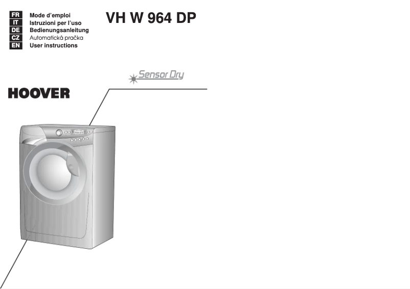Imagen de la primera página del manual del dispositivo VH W964DP-37S