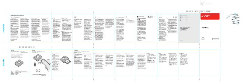 Imagen de la primera página del manual del dispositivo Impulse