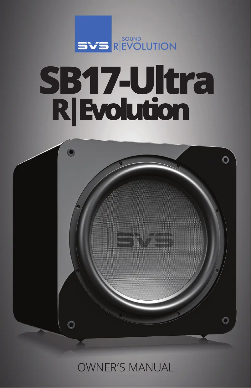 Imagen de la primera página del manual del dispositivo SB17-Ultra R|Evolution