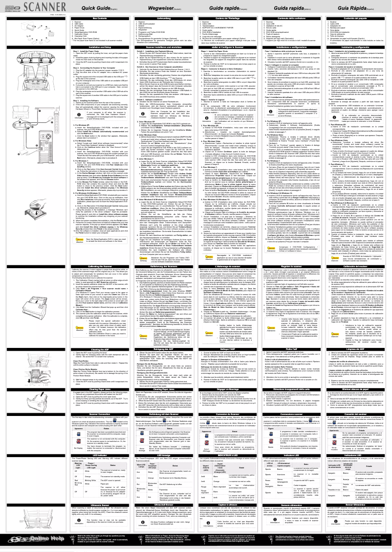 Página nº 1 - Manual de usuario Plustek SmartOffice PS456U